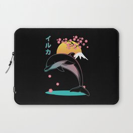 Dolphin Japan Aesthetic Laptop Sleeve