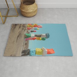 Seven Magic Mountains with Blue Sky Rug