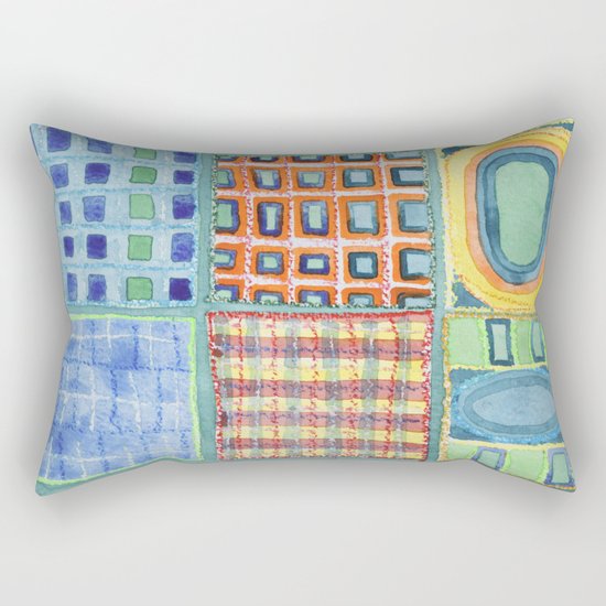 At the Stadium Rectangular Pillow
