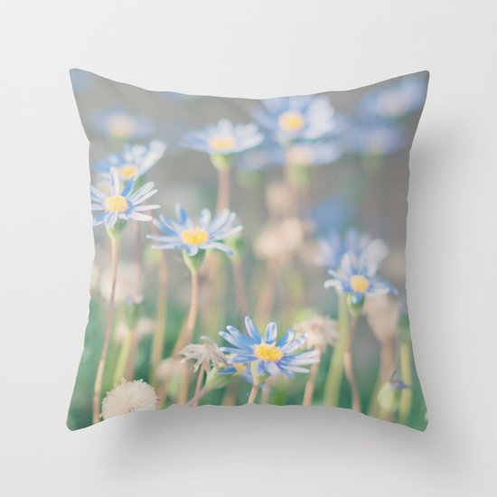 Blue Throw Pillow