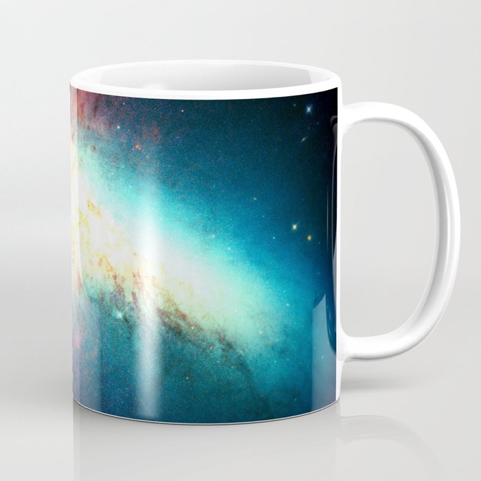 Colorful Galaxy: Messier M82 Coffee Mug