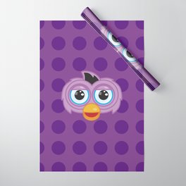 Purple Furby Wrapping Paper | Boom, Furby, Furry, Vector, Cute, Graphicdesign, Toy, Pink, Robot, Owl 