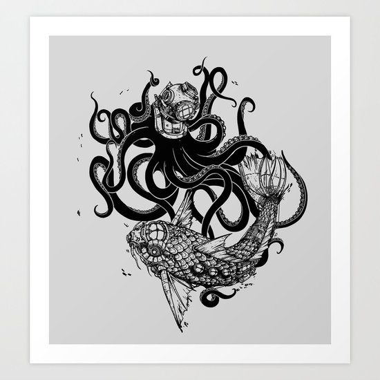 Into the Abyss Art Print
