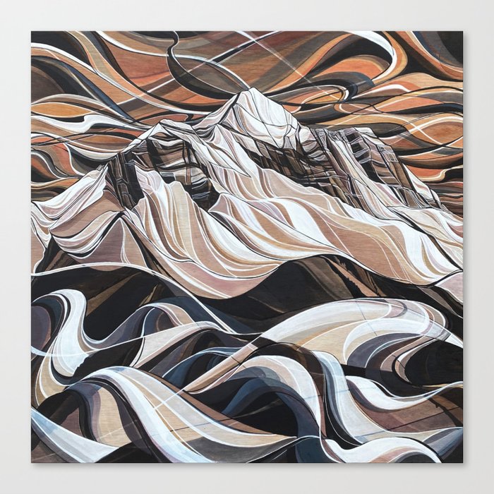 Eye of the Storm, Mount Begbie Canvas Print