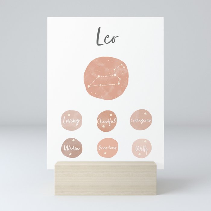 Leo Mini Art Print