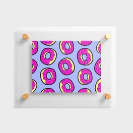 Pink Donut Floating Acrylic Print
