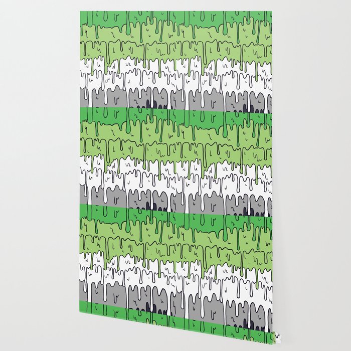 Cute Pride Pastel Melting Pride Design Aromantic Flag Wallpaper By Limolida Society6