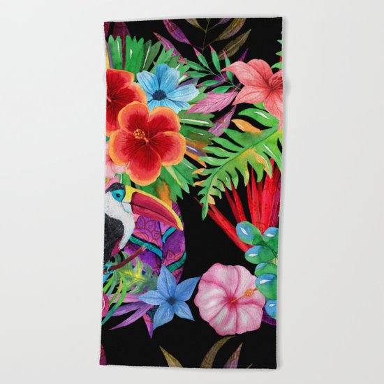 hawaiian beauty Beach Towel