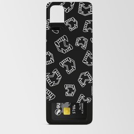 bite me (black and white version) Android Card Case