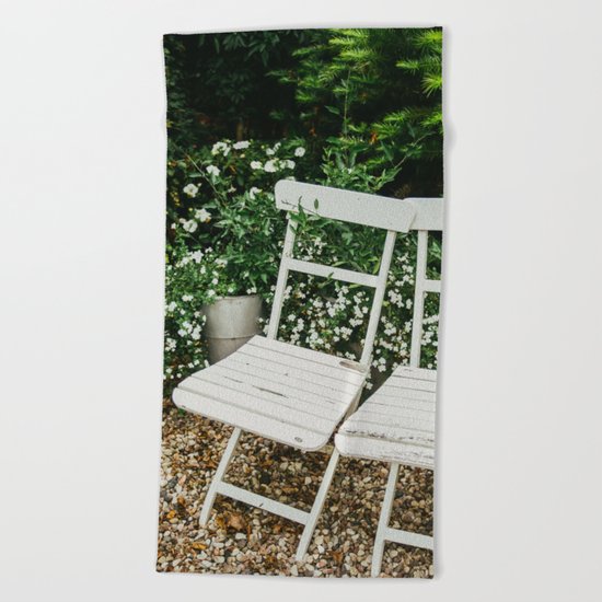 English Garden Chairs Beach Towel