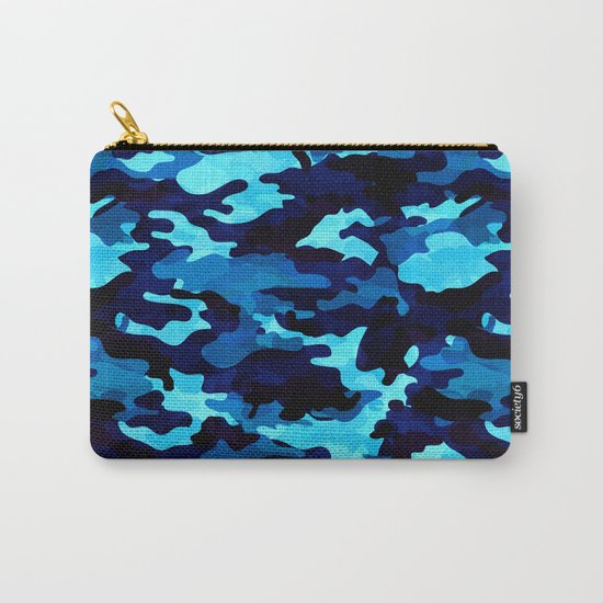 Camouflage (Blue) Carry-All Pouch