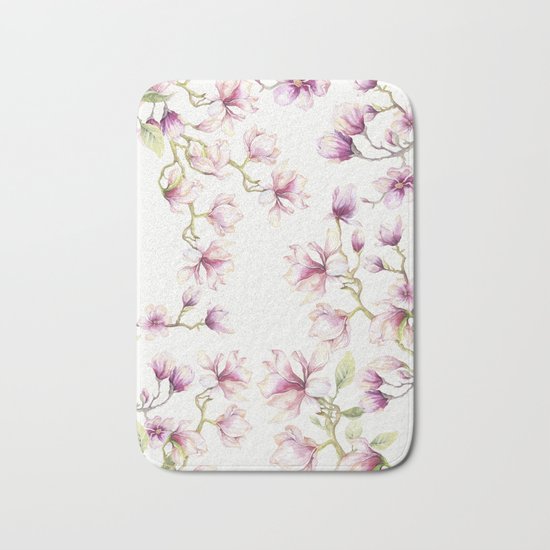 Delicate Magnolia 2 Bath Mat