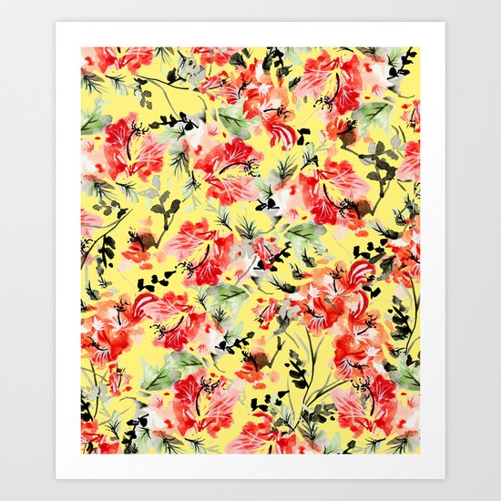 Happiness #society6 #decor #buyart Art Print