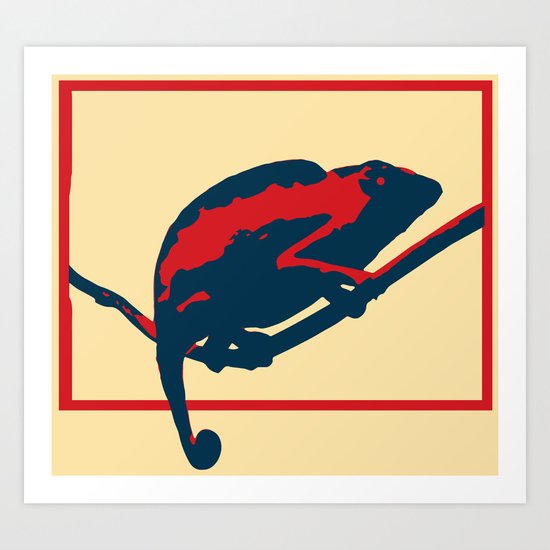 Chameleon Art Print