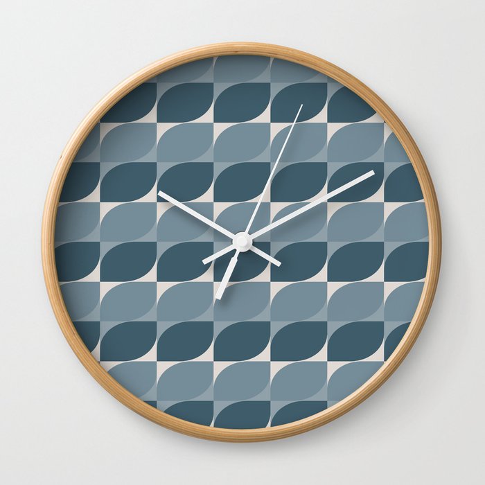 Abstract Patterned Shapes LI Wall Clock