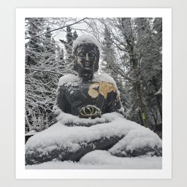 Buddha Chill Art Print