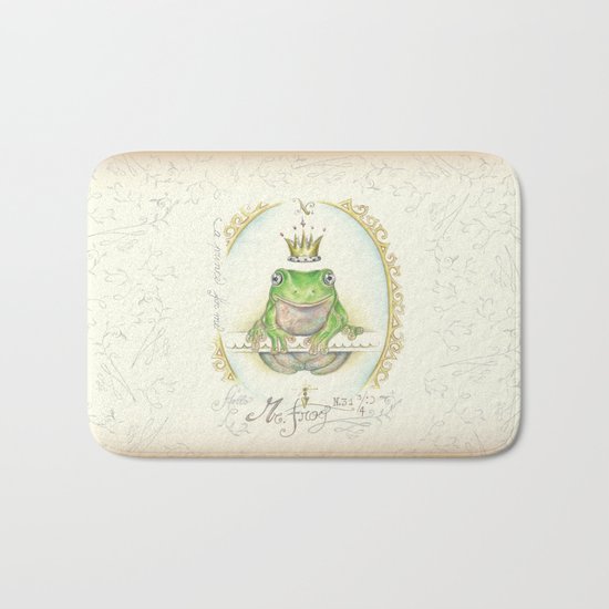 A prince for me. PrinceFrog Bath Mat