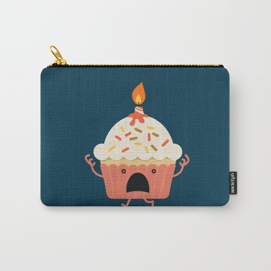 Cupcake on fire Carry-All Pouch
