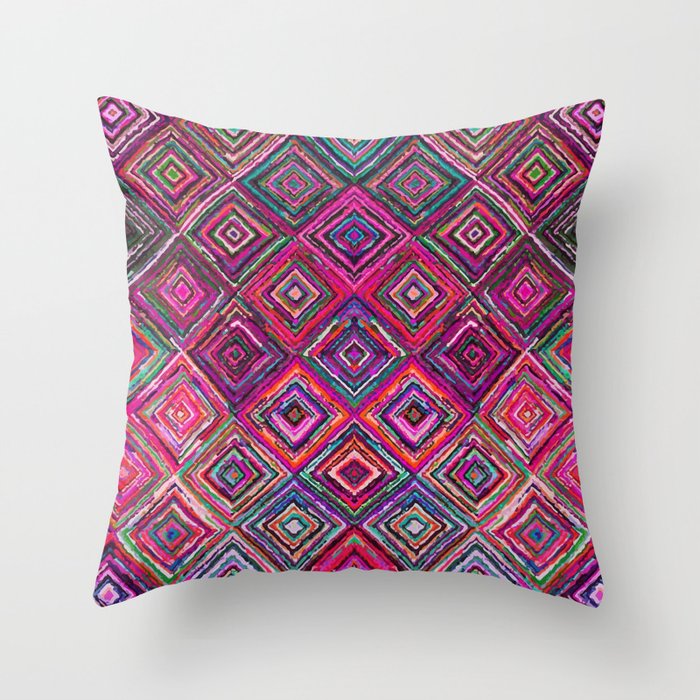 Traditional Anthropologie Oriental Moroccan Style Design Throw Pillow