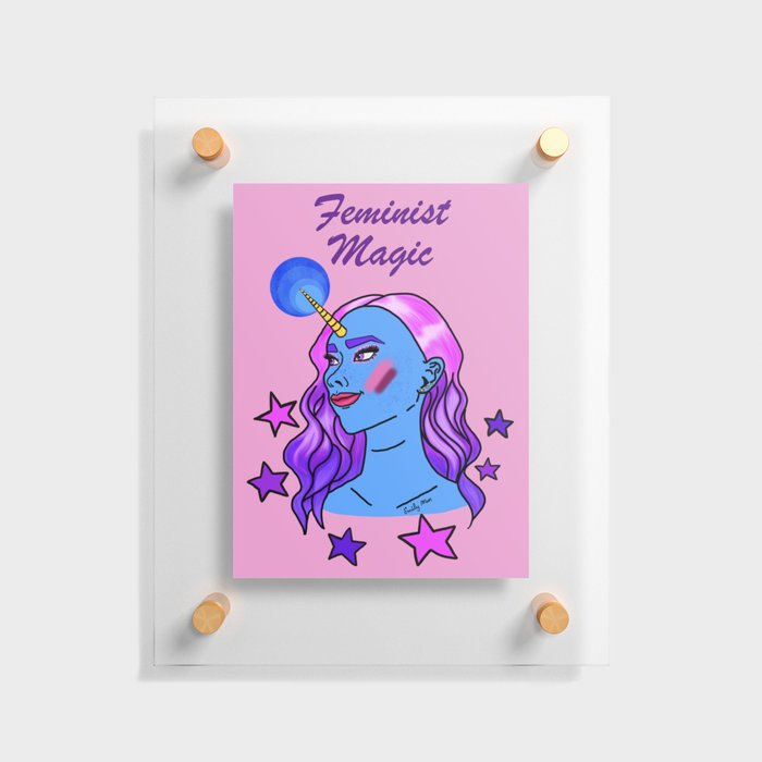 Feminist Magic Floating Acrylic Print