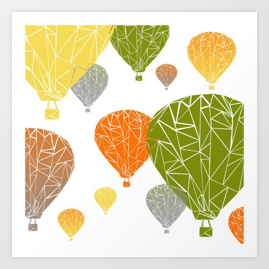 BALLOONS Art Print