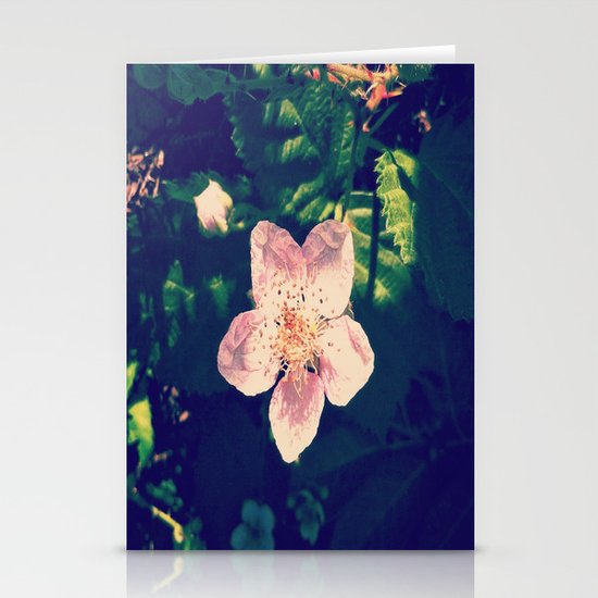 Blackberry Flower Stationery Cards