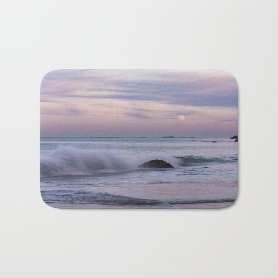 Pastel Ocean Moonrise Bath Mat