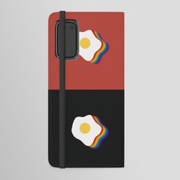 Rainbow fried egg patchwork 4 Android Wallet Case