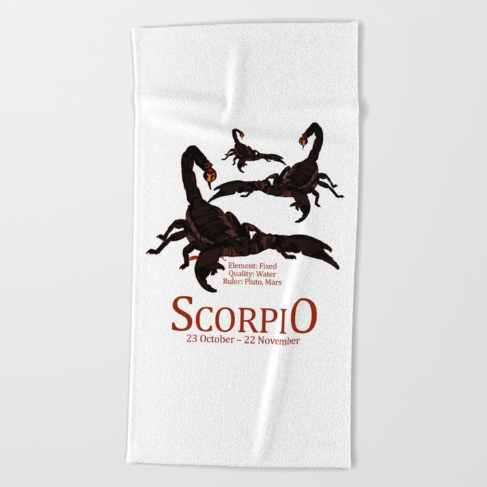 Scorpio Beach Towel