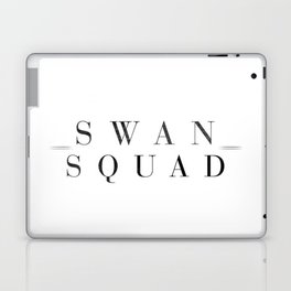 Swan Squad Black Laptop Skin