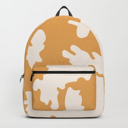 Rustic Cowhide in Retro Tan + Yellow Backpack