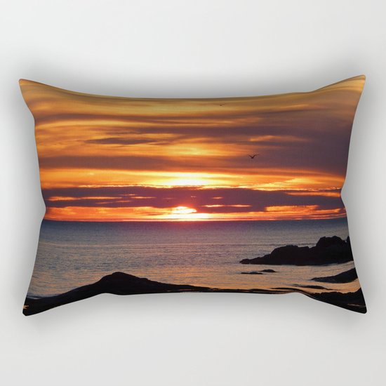 Sunrise Flight Rectangular Pillow