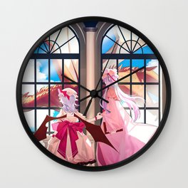 Remilia Scarlet Wall Clock | Digital, Touhou, Painting, Touhou Project, Fan Art, Remilia Scarlet, Drawing 