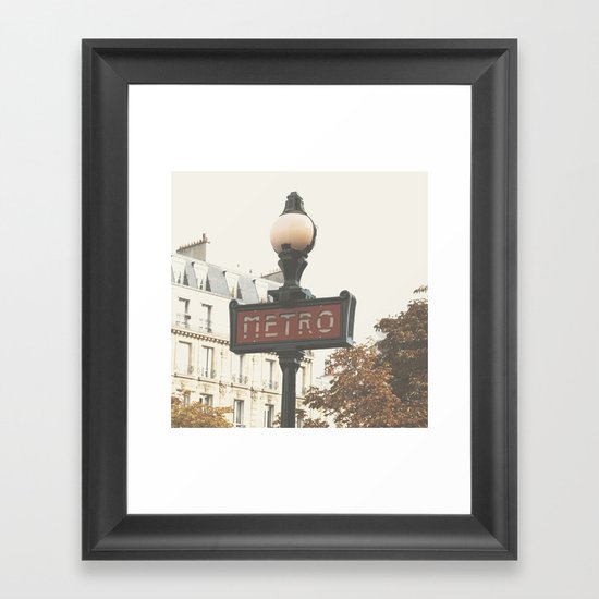 Metro Framed Art Print