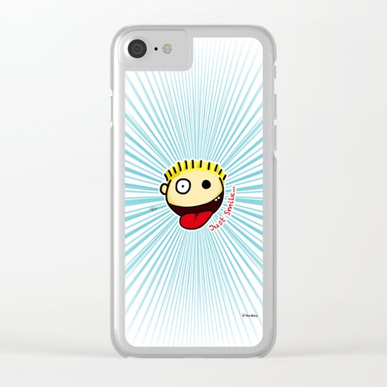The Sbirù - Just Smile... Clear iPhone Case