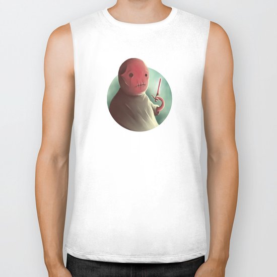 Cuter than master Yoda Biker Tank