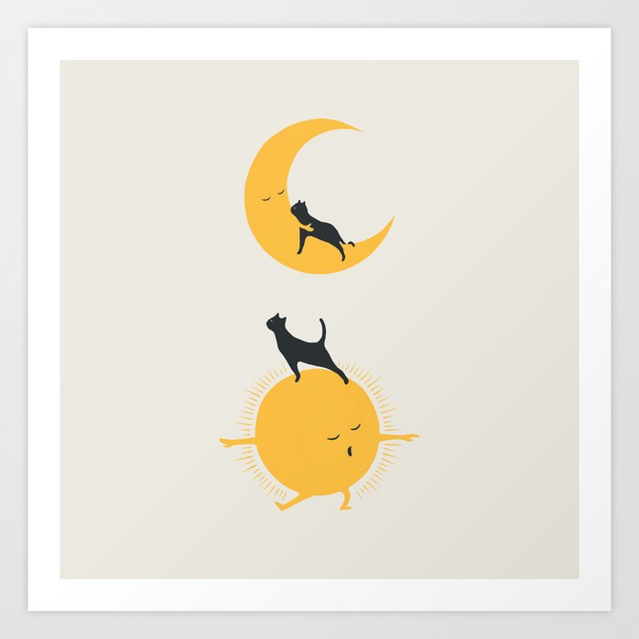Good Meow'ing 10 good night hug Art Print