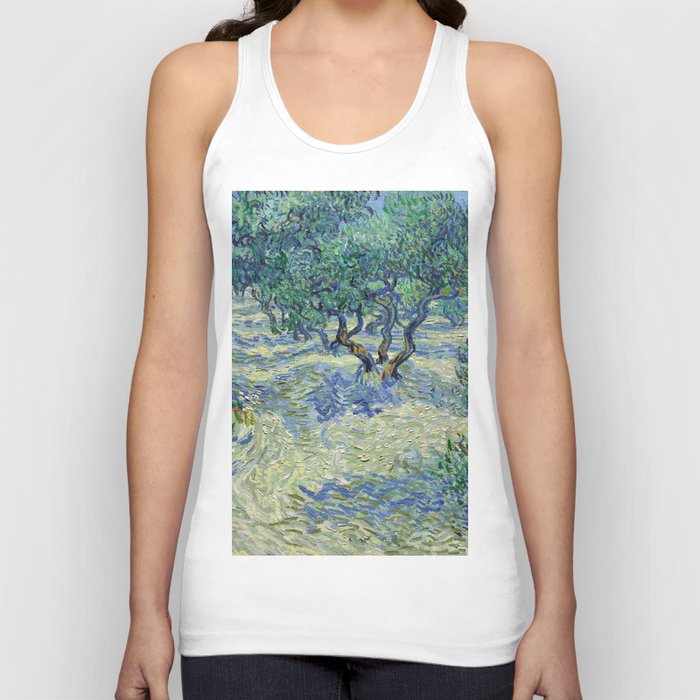 Olive Orchard by Vincent van Gogh Tank Top
