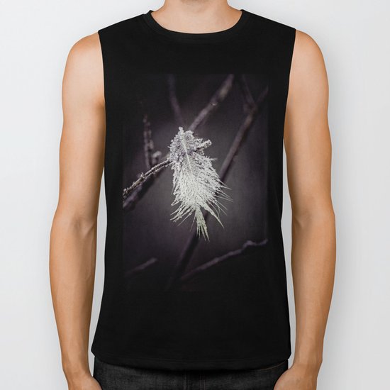 frosted feathers Biker Tank