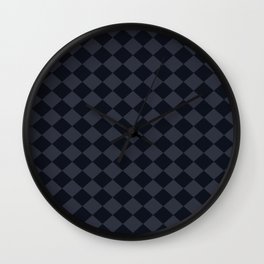 moca checkers Wall Clock