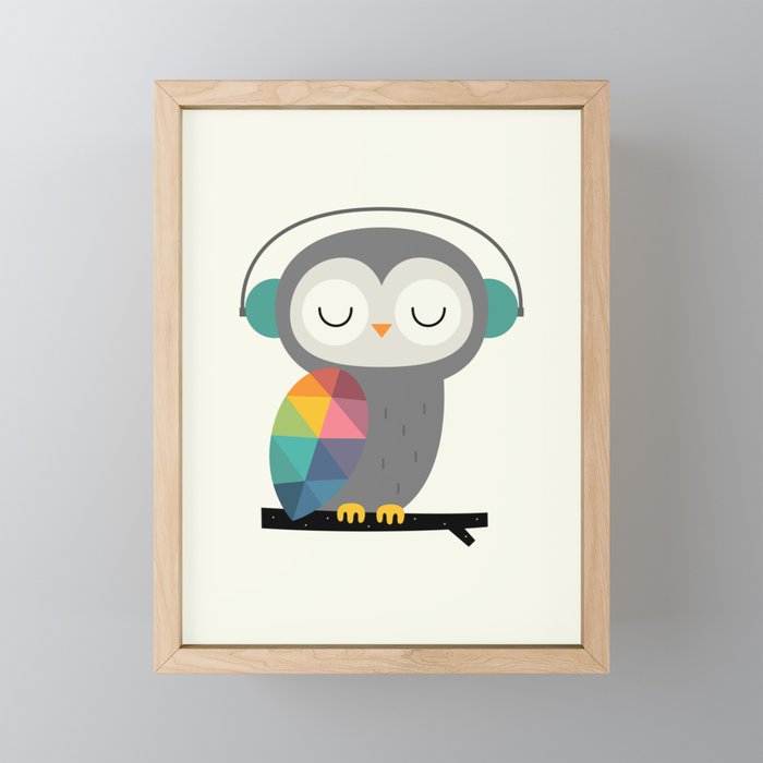 Owl Time Framed Mini Art Print