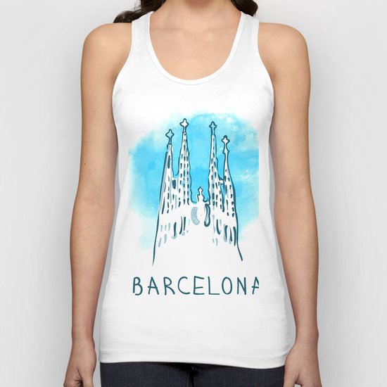 Barcelona 02 Unisex Tank Top