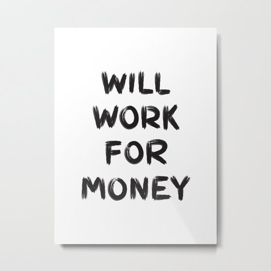 Money Metal Print