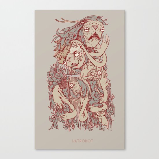 King of the pile Canvas Print