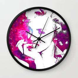 Pink Marilyn Wall Clock