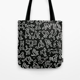 Figures Homage to Haring Tote Bag