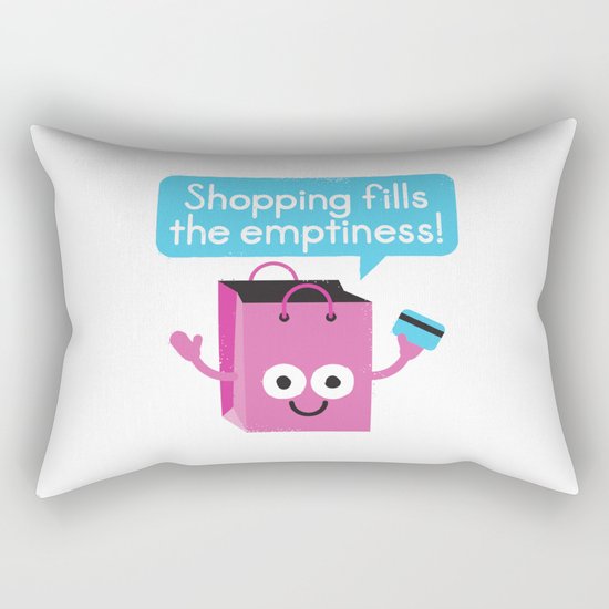 Retail Therapy Rectangular Pillow