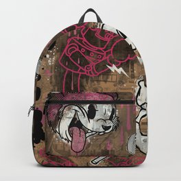 THE CARTOON CAT PINK Backpack