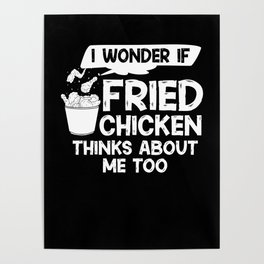 Fried Chicken Wing Recipe Strips Fingers Poster