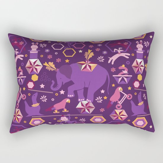 Hexagon circus Rectangular Pillow